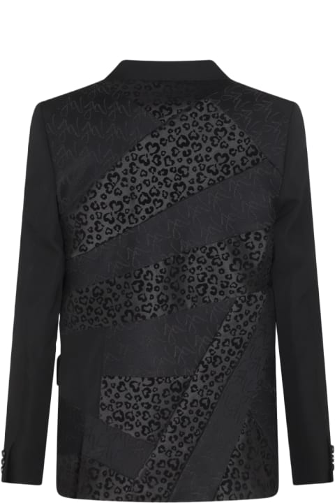 Comme Des Garçons Homme Plus Coats & Jackets for Men Comme Des Garçons Homme Plus Black Wool And Linen Blazer