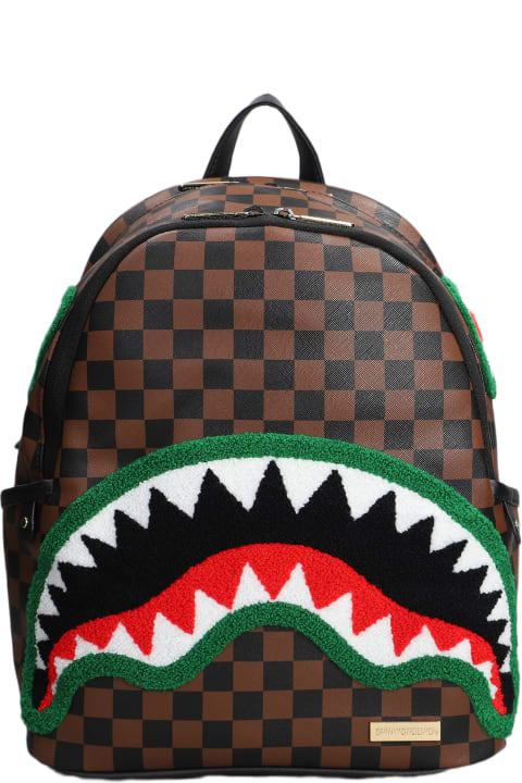 Bags for Women Sprayground Backpack In Brown Pvc