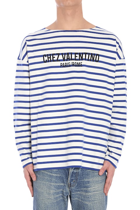 أدوات منزلية Valentino Garavani Striped Chez Valentino T-shirt