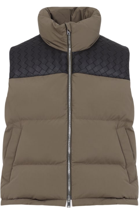 Bottega Veneta Coats & Jackets for Women Bottega Veneta Puffer Intrecciato Gilet