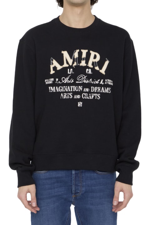 Fleeces & Tracksuits for Women AMIRI Distressed Arts District Sweatshirt