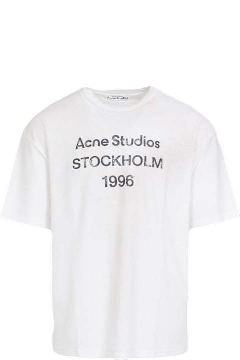 Homeware Acne Studios Logo Printed Crewneck T-shirt
