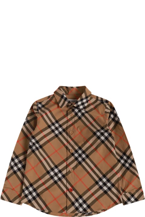 أدوات منزلية Burberry Brown Cotton Shirt