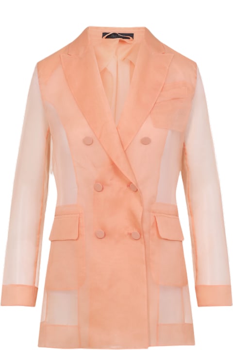 Max Mara Pianoforte Clothing for Women Max Mara Pianoforte Esopo Double Breasted Blazer