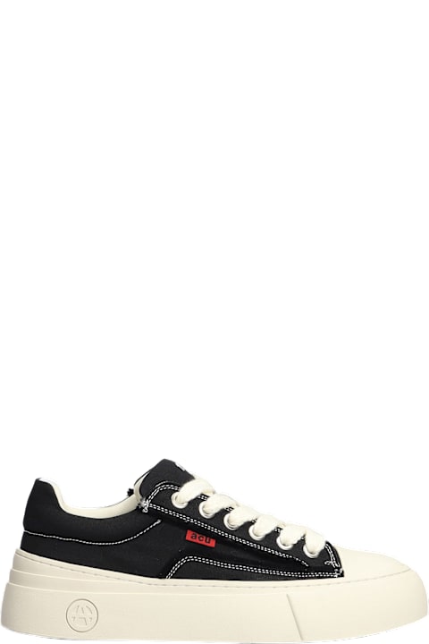 Acupuncture Sneakers for Men Acupuncture Afc Vulc Sneakers In Black Canvas