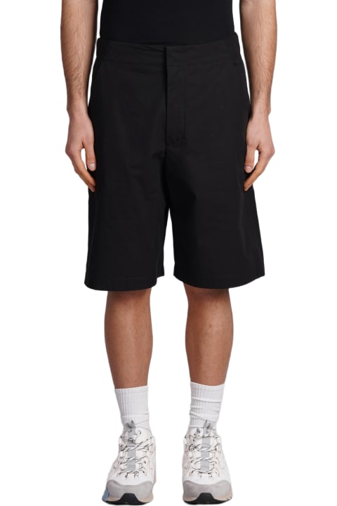OAMC for Men OAMC Vapor Shorts In Black Cotton