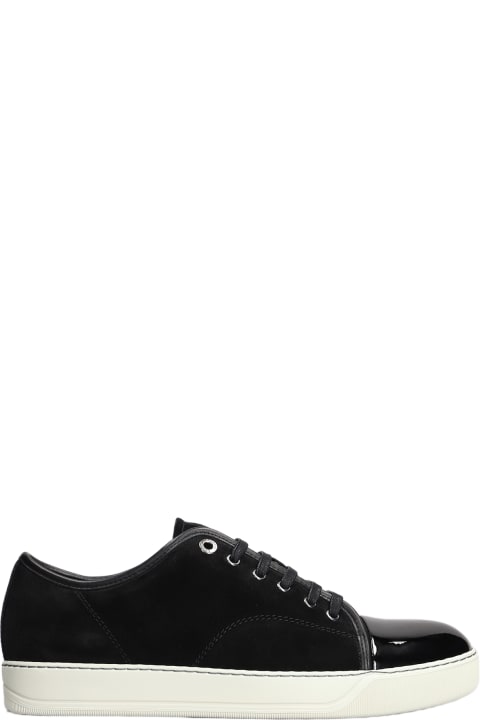 Shoes Sale for Men Lanvin Dbb1 Sneakers In Black Suede And Leather