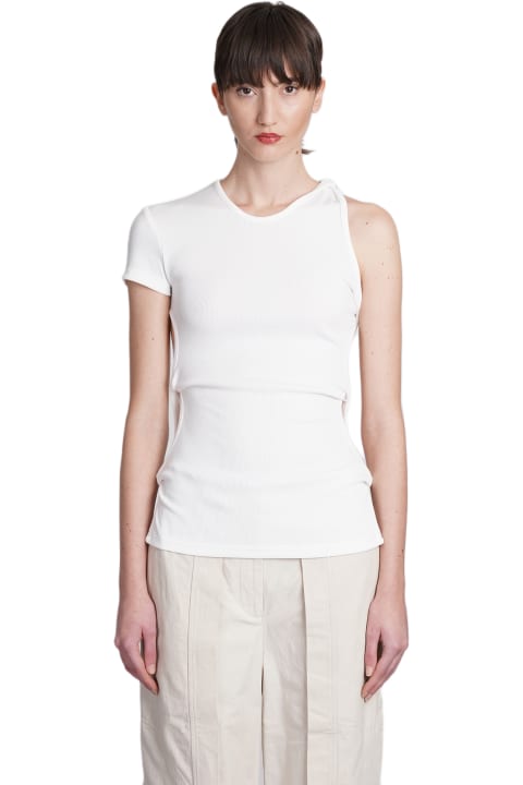 Christopher Esber Topwear for Women Christopher Esber T-shirt In White Polyester