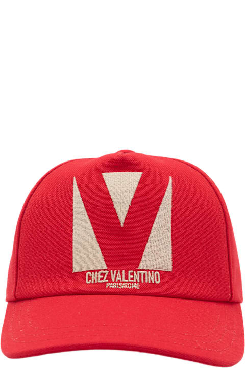 Homeware Valentino Garavani Red Cotton Hat