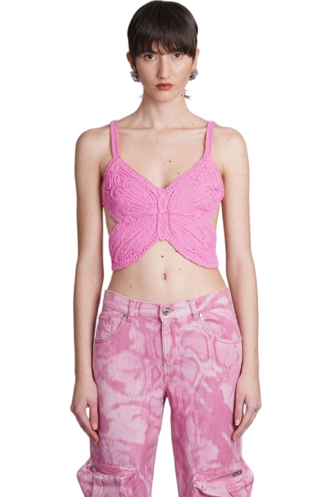 Blumarine Topwear for Women Blumarine Topwear In Rose-pink Cotton