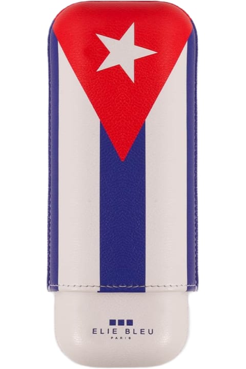 小物 Larusmiani Cigar Holder Cuban Flag 