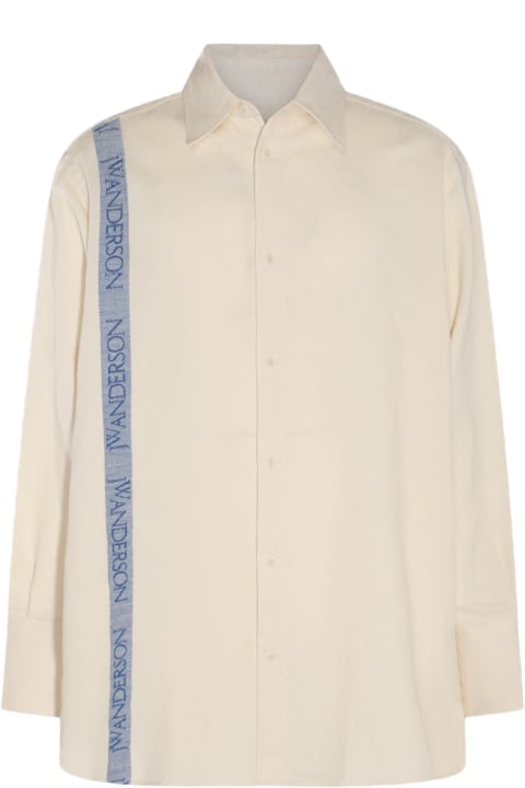 Fashion for Men J.W. Anderson Off White Cotton Shirt