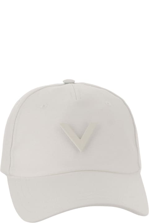 メンズ Valentino Garavaniの帽子 Valentino Garavani Canvas Hat With Vlogo