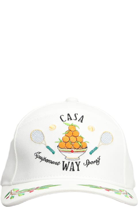 Casablanca Men Casablanca Casa Way Laurel Embroidered Cap