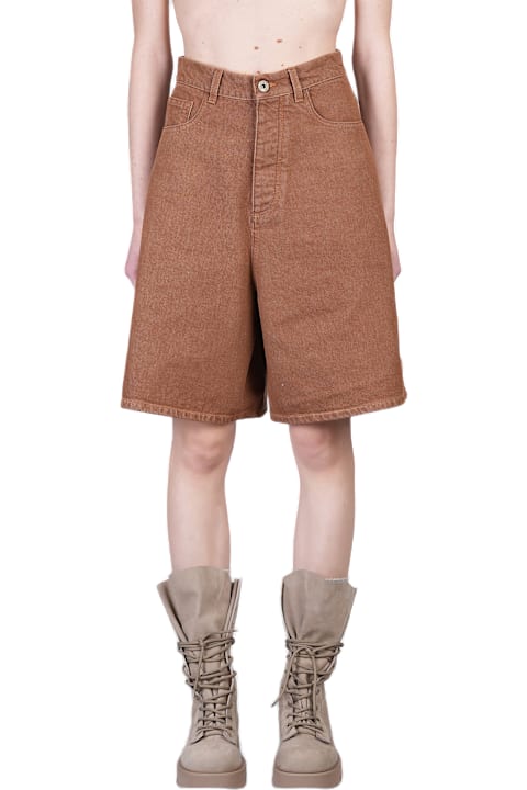 J.W. Anderson for Kids J.W. Anderson Shorts In Brown Cotton
