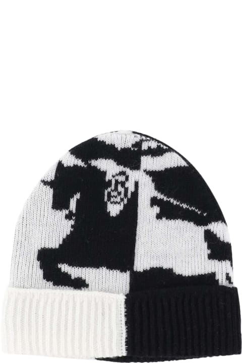 Burberry Cashmere Blend Beanie With Ekd | italist