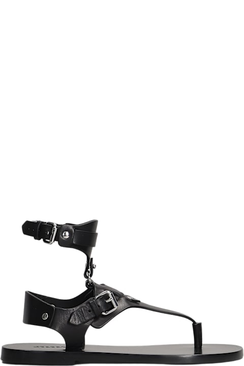 Isabel Marant for Women Isabel Marant Eveen Flats In Black Leather