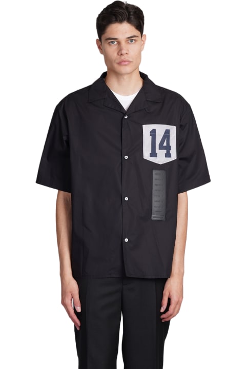 4sdesigns Shirts for Men 4sdesigns Shirt In Black Cotton