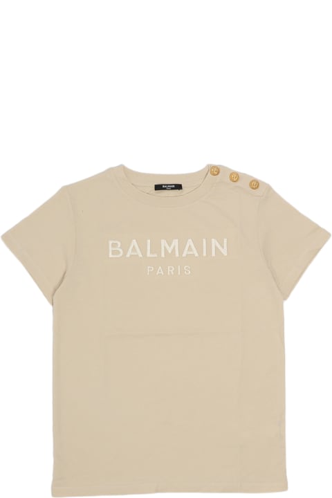 Topwear for Girls Balmain T-shirt T-shirt