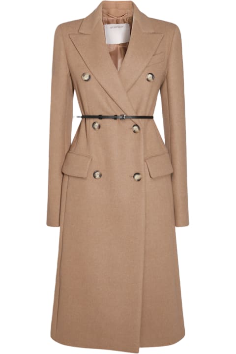 Homeware SportMax Beige Wool Ghia Coat