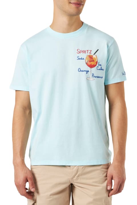 MC2 Saint Barth for Men MC2 Saint Barth Spritz Embroidery Man T-shirt