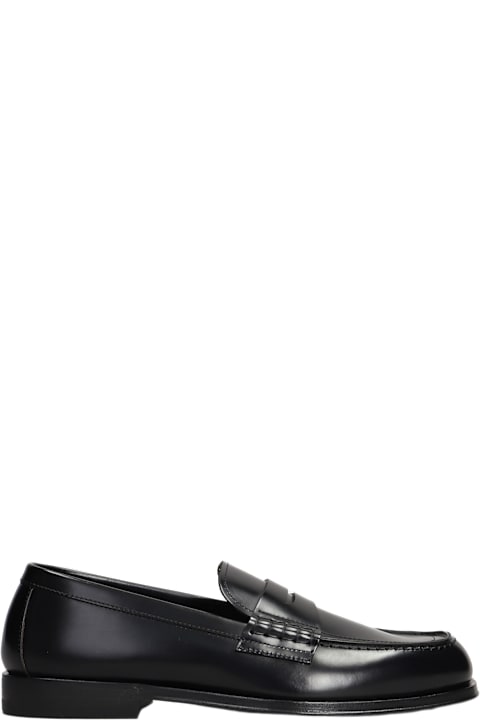 メンズ Henderson Baraccoのシューズ Henderson Baracco Loafers In Black Leather