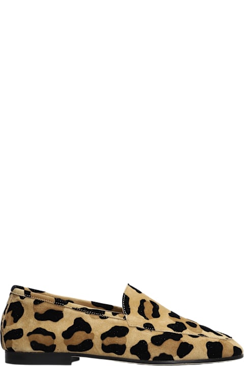 Anniel Shoes for Women Anniel Loafers In Animalier Suede