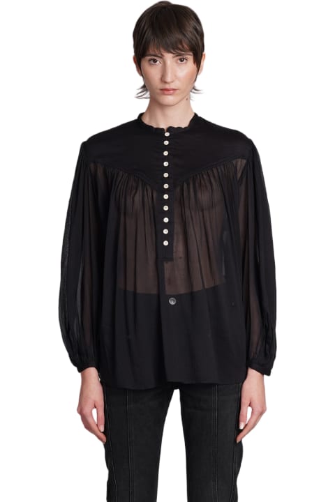 Isabel Marant Clothing for Women Isabel Marant Kiledia Blouse In Black Cotton