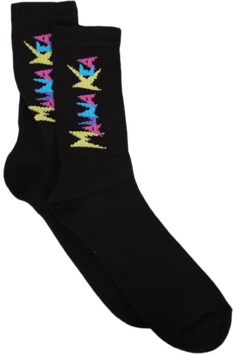 メンズ アンダーウェア Mauna Kea Cotton Blend Logo Socks