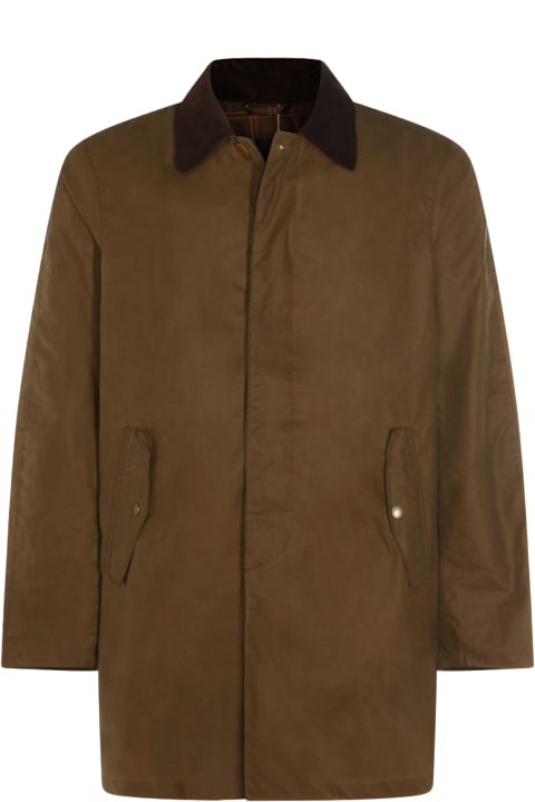 Homeware Barbour Brown Cotton Wax Trench Coat