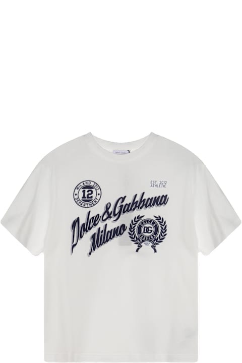 Homeware Dolce & Gabbana White Cotton T-shirt