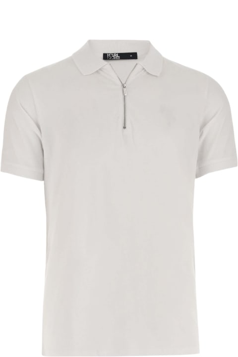 Karl Lagerfeld Topwear for Men Karl Lagerfeld Stretch Cotton Polo Shirt