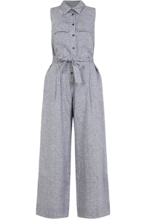 Jumpsuits for Women Peserico Long Linen Jumpsuit