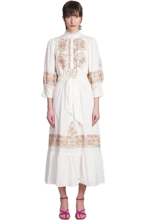 Antik Batik Dresses for Women Antik Batik Neil Dress In White Cotton