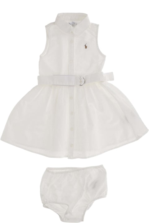 Polo Ralph Lauren Dresses for Baby Girls Polo Ralph Lauren Cotton Two-piece Set With Logo