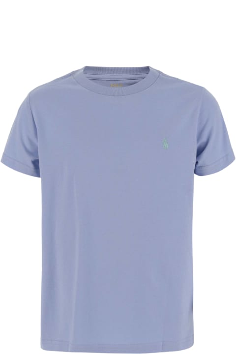 Polo Ralph Lauren T-Shirts & Polo Shirts for Boys Polo Ralph Lauren Cotton T-shirt With Logo