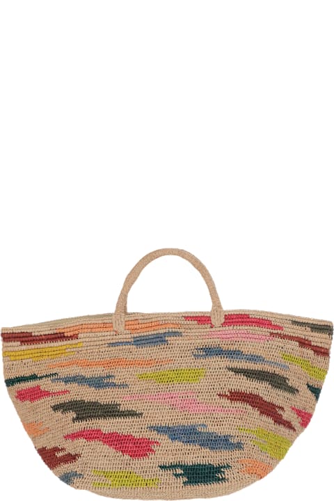 Ibeliv for Women Ibeliv Vanilla Raffia Handbag