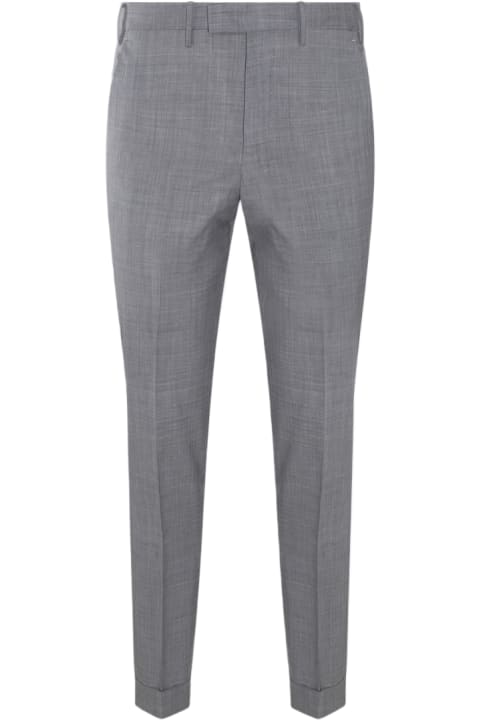 PT01 Clothing for Men PT01 Grey Wool Pants