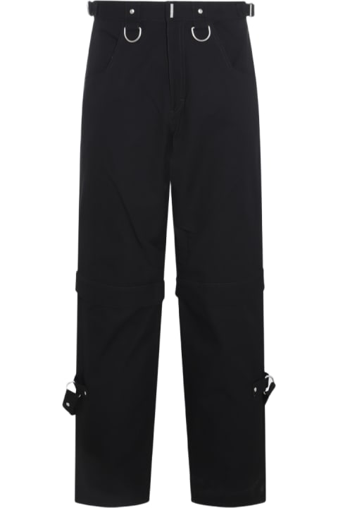 パンツ GIVENCHY SS25 Shiny pants (BW515K15V4 001) Buy Givenchy Slim Fit Trousers With Big Side Pockets 'Black