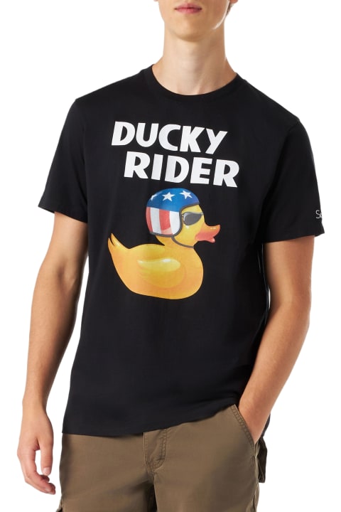 Homeware MC2 Saint Barth Ducky Rider Printed Man T-shirt
