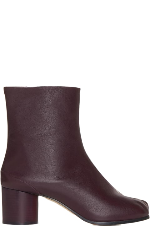 Boots for Women Maison Margiela Tabi Leather Ankle Boots