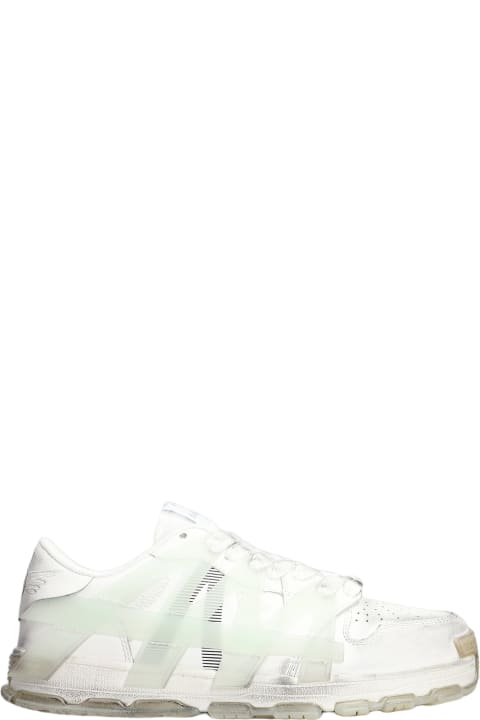 メンズ Acupunctureのスニーカー Acupuncture Tank Sneakers In White Leather