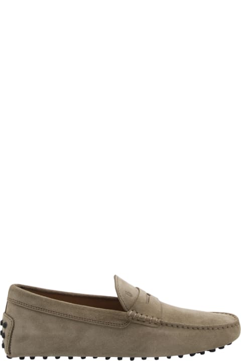 Tod's for Men Tod's Beige Suede Loafers