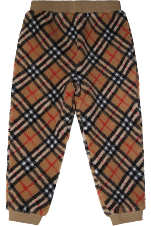Burberry Bottoms for Girls Burberry Beige Pants