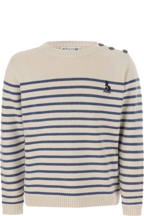 Bonpoint for Kids Bonpoint Striped Wool Blend Sweater