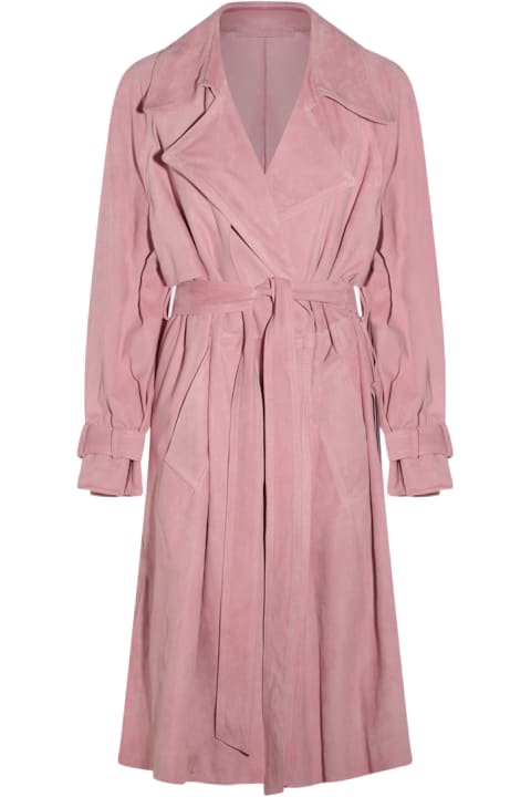 Salvatore Santoro Clothing for Women Salvatore Santoro Pink Leather Jacket
