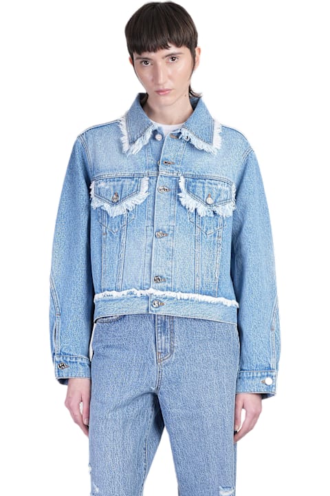 Séfr Clothing for Women Séfr Sydney Denim Jackets In Blue Cotton