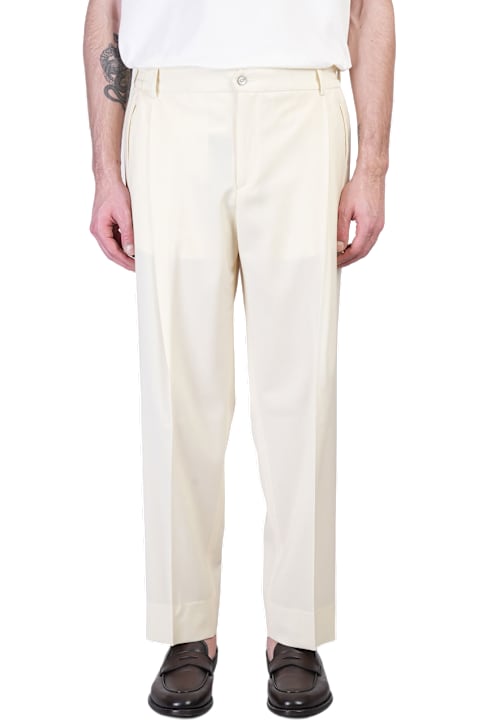 Briglia 1949 Clothing for Men Briglia 1949 Manhattans Pants In Beige Wool