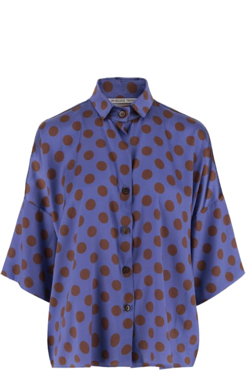 Stephan Janson for Women Stephan Janson Polka Dot Silk Shirt
