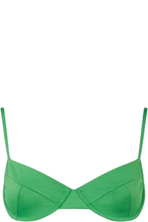 ウィメンズ ランジェリー＆パジャマ MC2 Saint Barth Woman Green Underwired Bralette Swimsuit